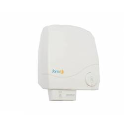 SECAMANOS CON PULSADOR JASPE EN ABS BLANCO
