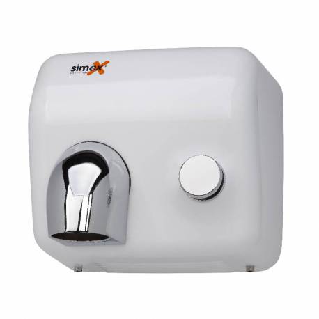 SECADOR DE MANOS INOX FLOW BLANCO